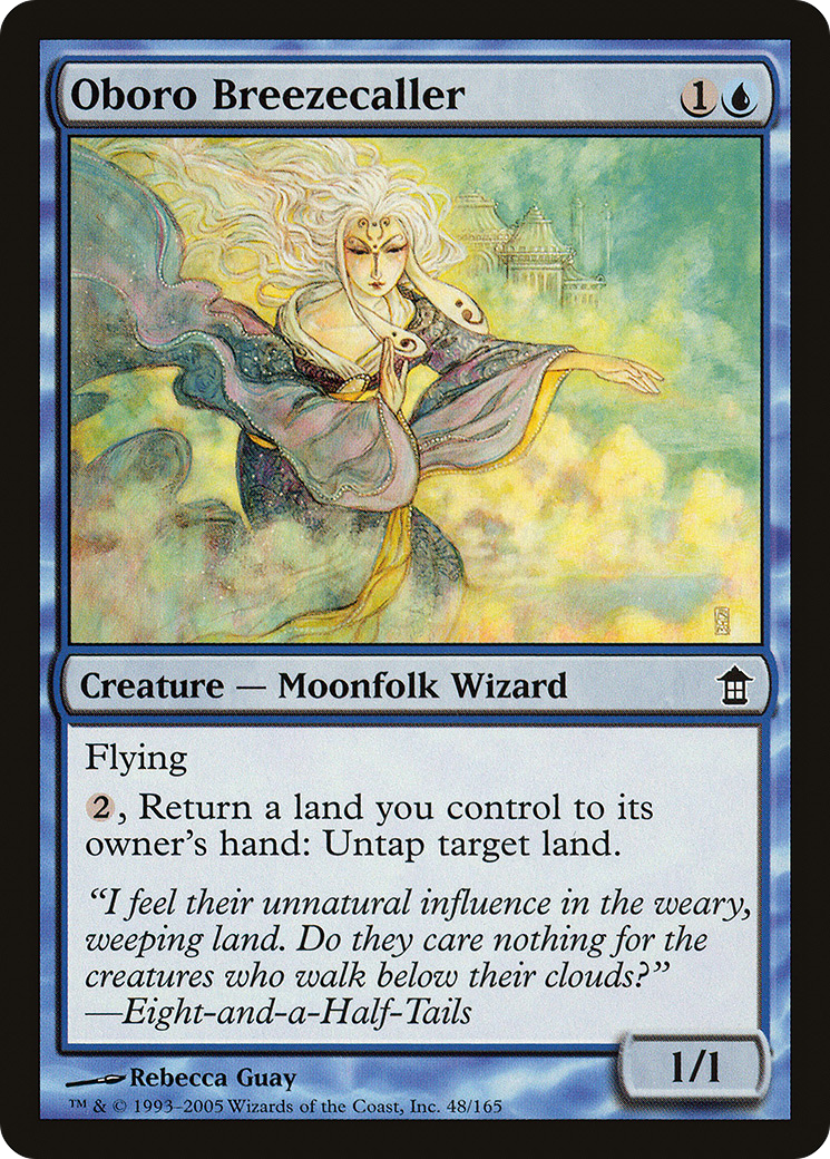 Oboro Breezecaller (048) Foil - Saviors of Kamigawa