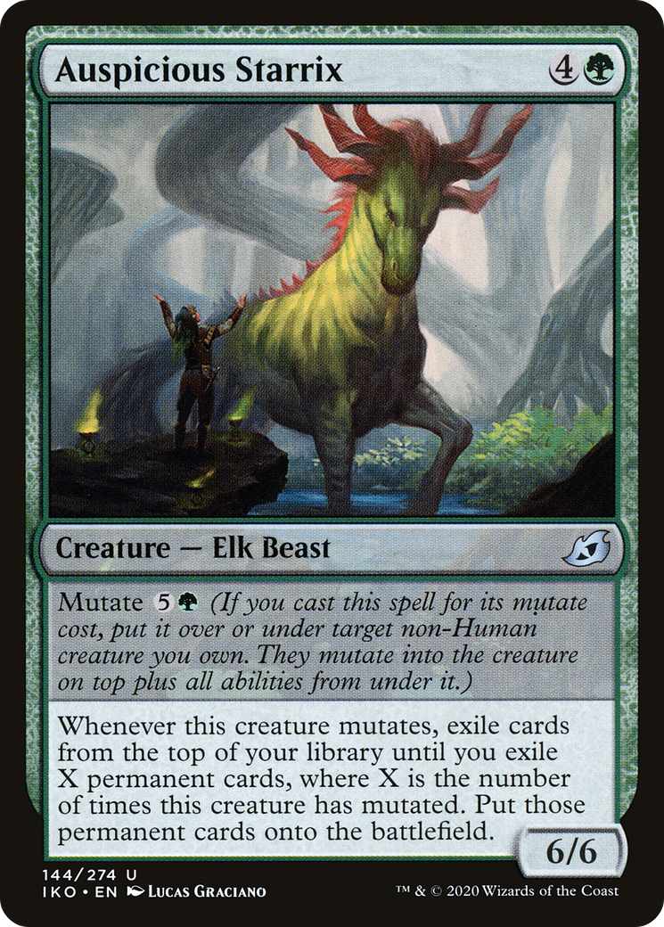 Auspicious Starrix (144) Foil - Ikoria: Lair of Behemoths