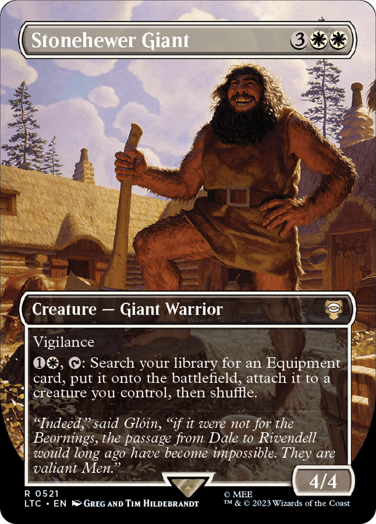 Stonehewer Giant (Borderless) (521) - Tales of Middle-earth Commander