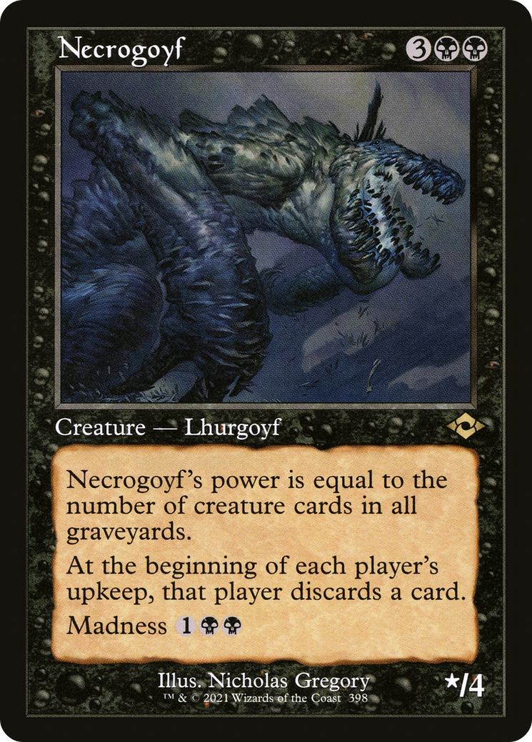 Necrogoyf (Retro) (398) Foil - Modern Horizons 2
