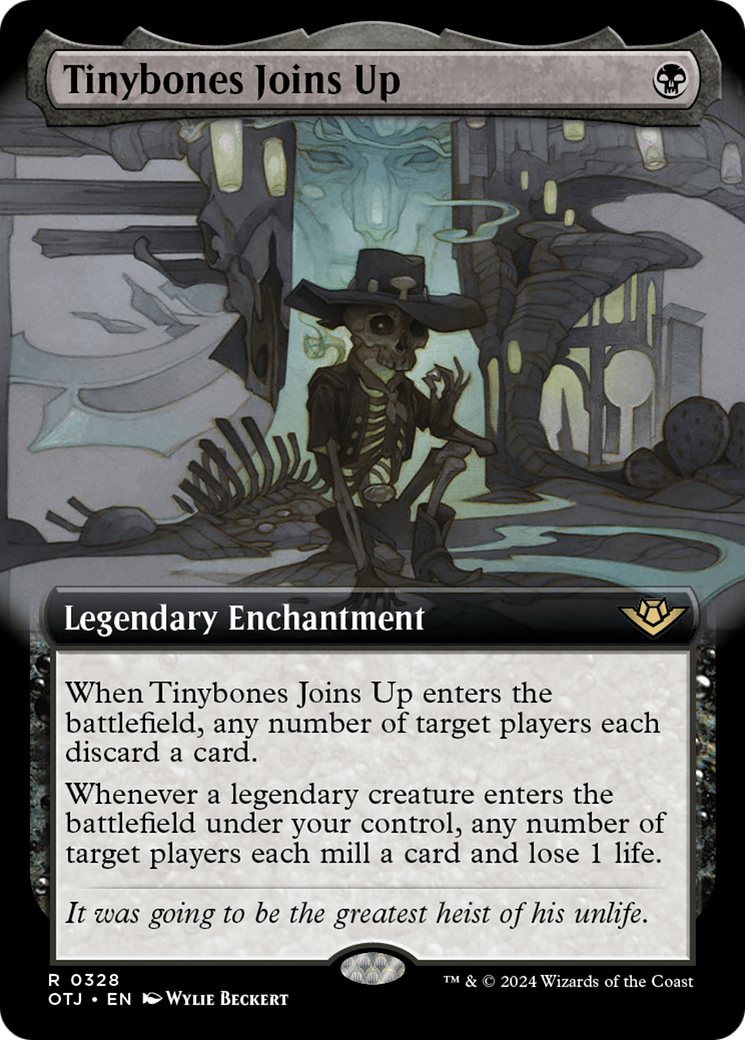 Tinybones Joins Up (Extended Art) (328) Foil - Outlaws of Thunder Junction