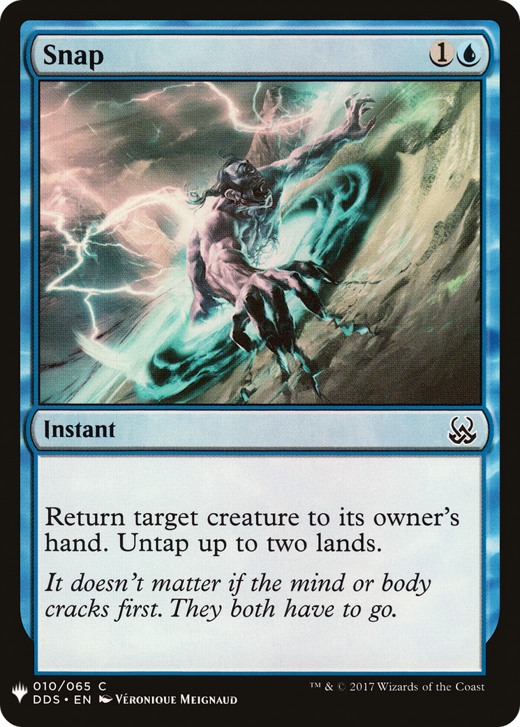 Snap (DDS-10) - The List