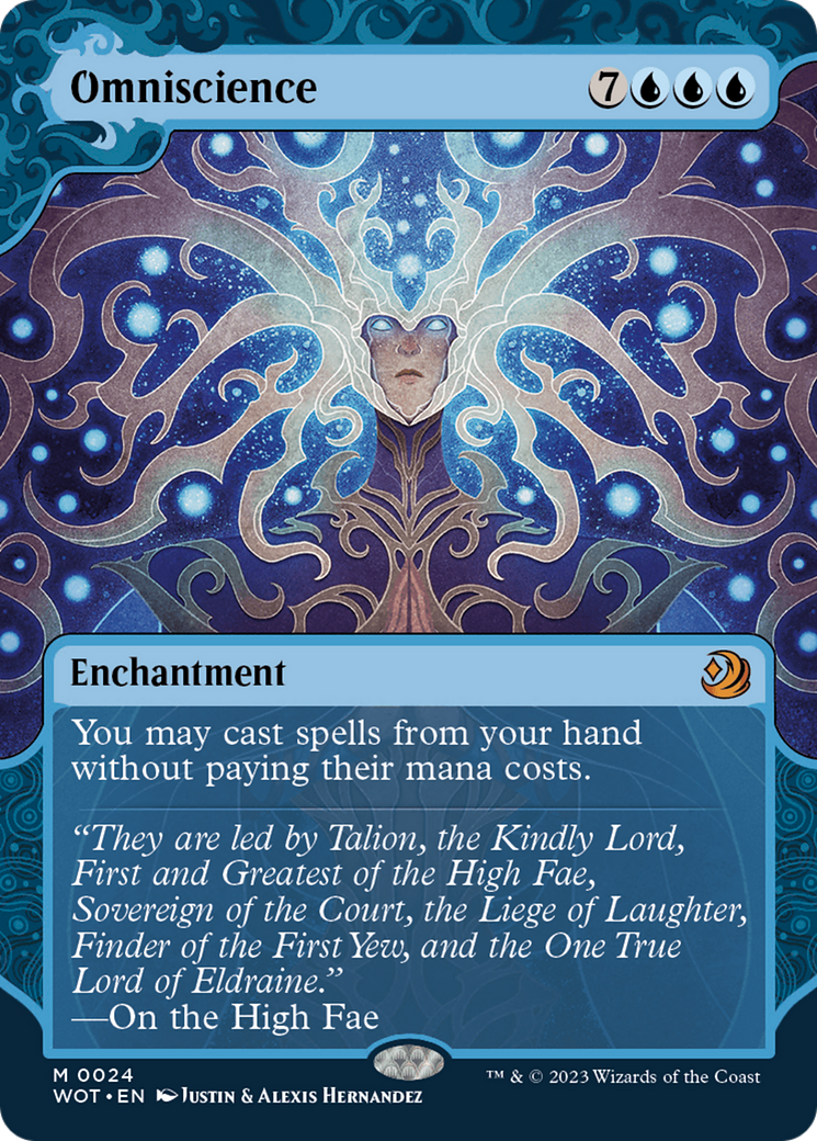 Omniscience (Showcase) (024) Foil - Wilds of Eldraine: Enchanting Tales