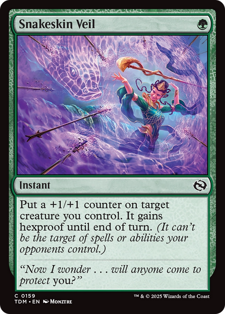 Snakeskin Veil (159) Foil - Tarkir: Dragonstorm