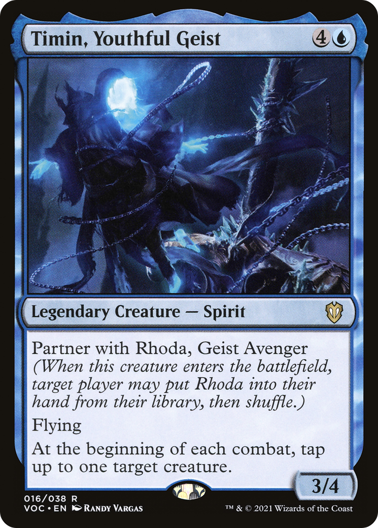 Timin, Youthful Geist (016) - Crimson Vow Commander