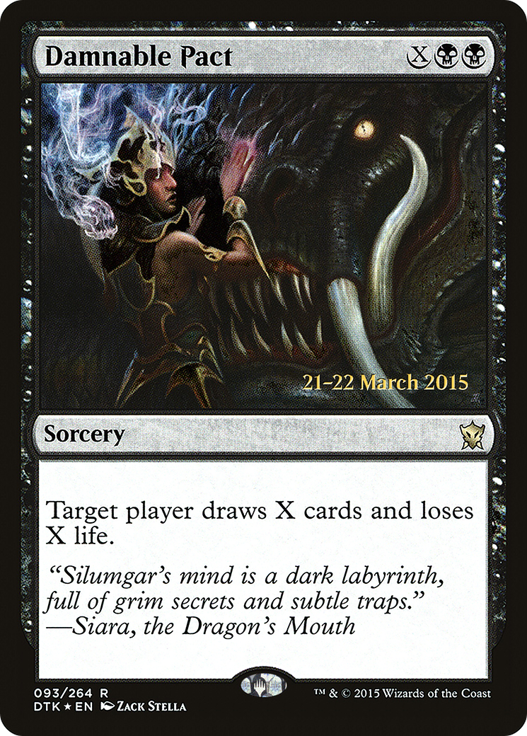 Damnable Pact (093) Foil - Dragons of Tarkir Promos