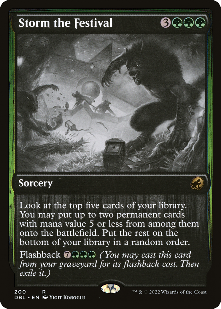 Storm the Festival (200) Foil - Innistrad: Double Feature