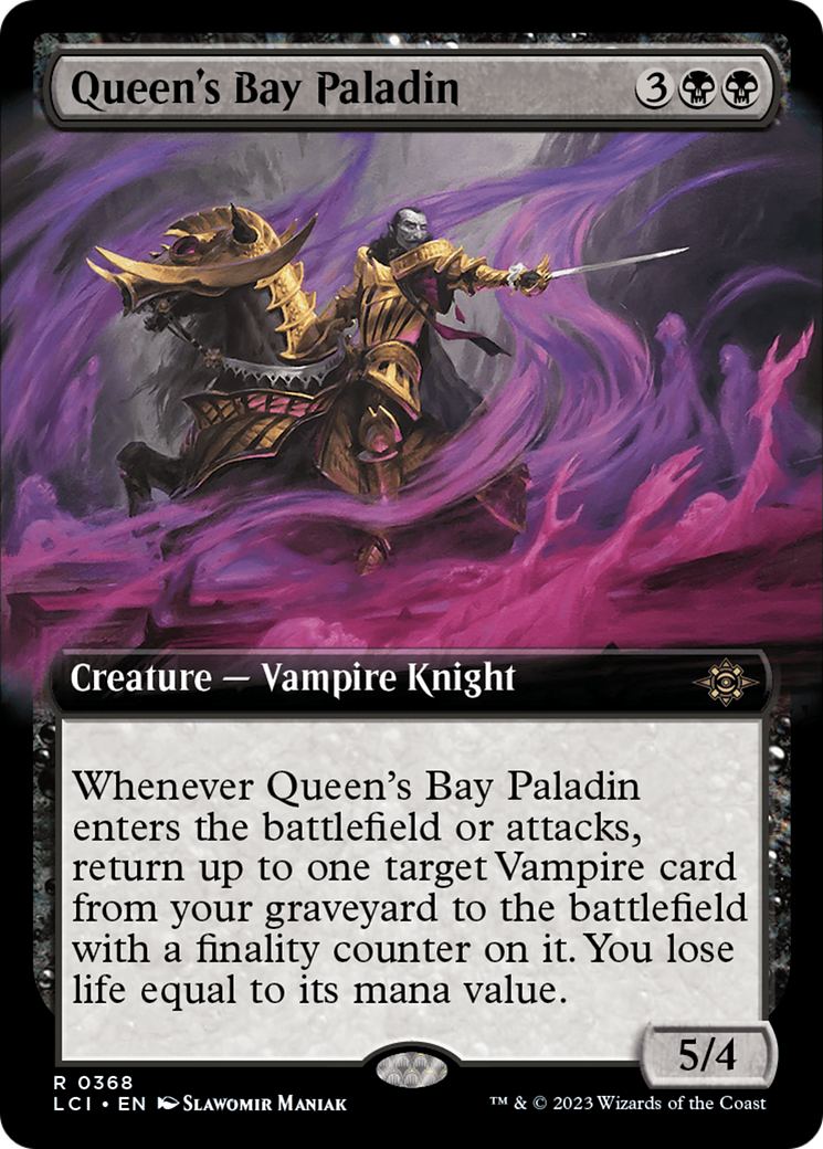 Queen's Bay Paladin (Extended Art) (368) Foil - The Lost Caverns of Ixalan