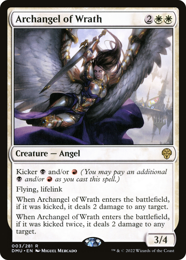 Archangel of Wrath (03p) Foil - Dominaria United Promos
