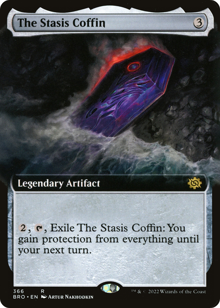 The Stasis Coffin (Extended Art) (366) Foil - The Brothers' War