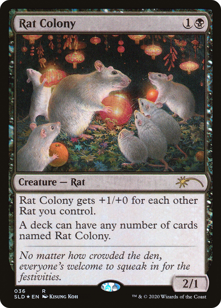 Rat Colony (036) Foil - Secret Lair Drop