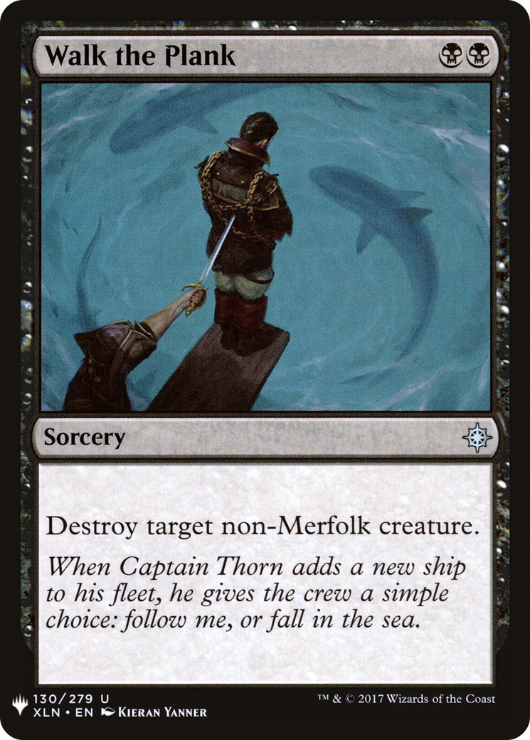 Walk the Plank (XLN-130) - The List