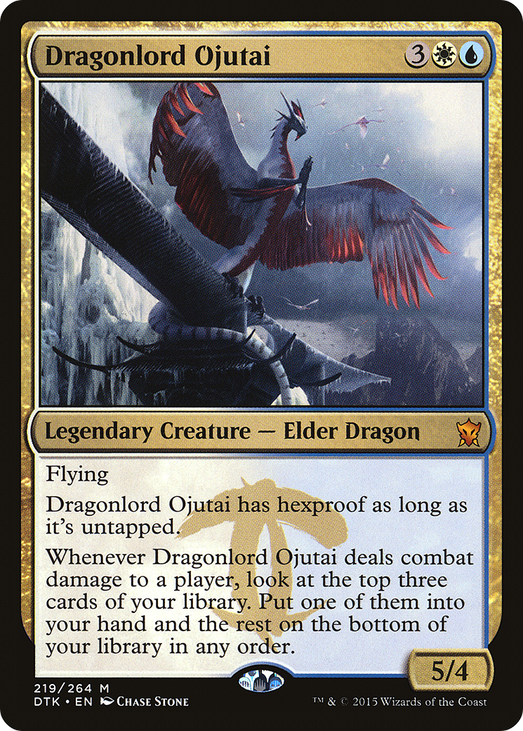 Dragonlord Ojutai (219) Foil - Dragons of Tarkir