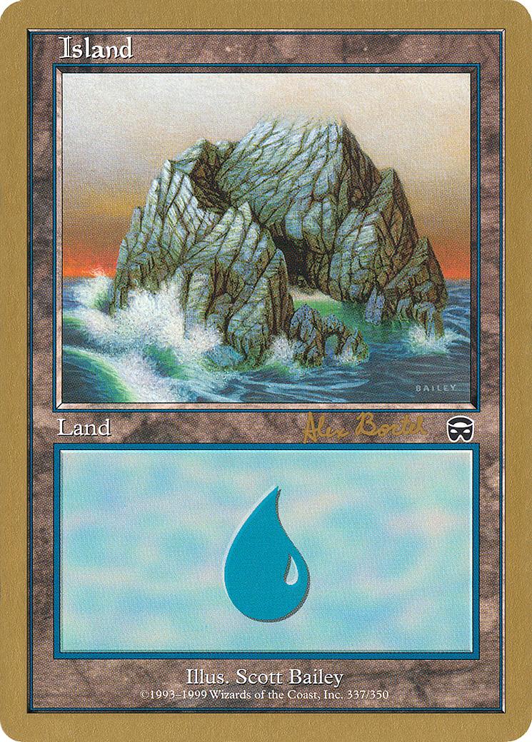 Island (337) - 2001 Alex Borteh (MMQ) (Retro) - World Championship Decks 2001