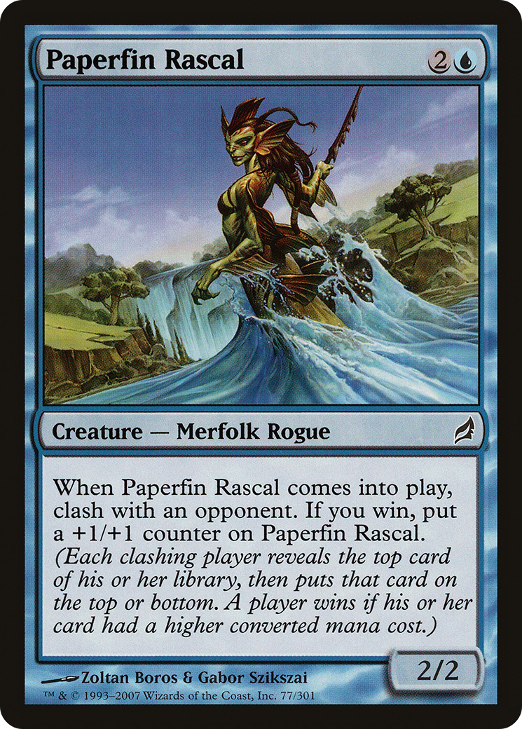 Paperfin Rascal (077) - Lorwyn