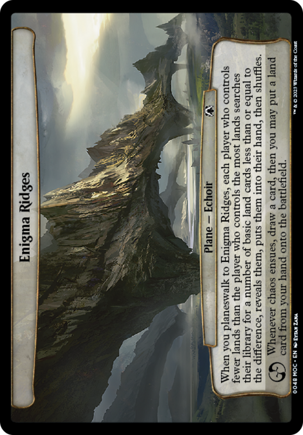 Enigma Ridges (048) - March of the Machine Commander