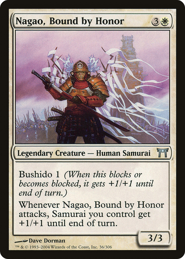 Nagao, Bound by Honor (036) Foil - Champions of Kamigawa