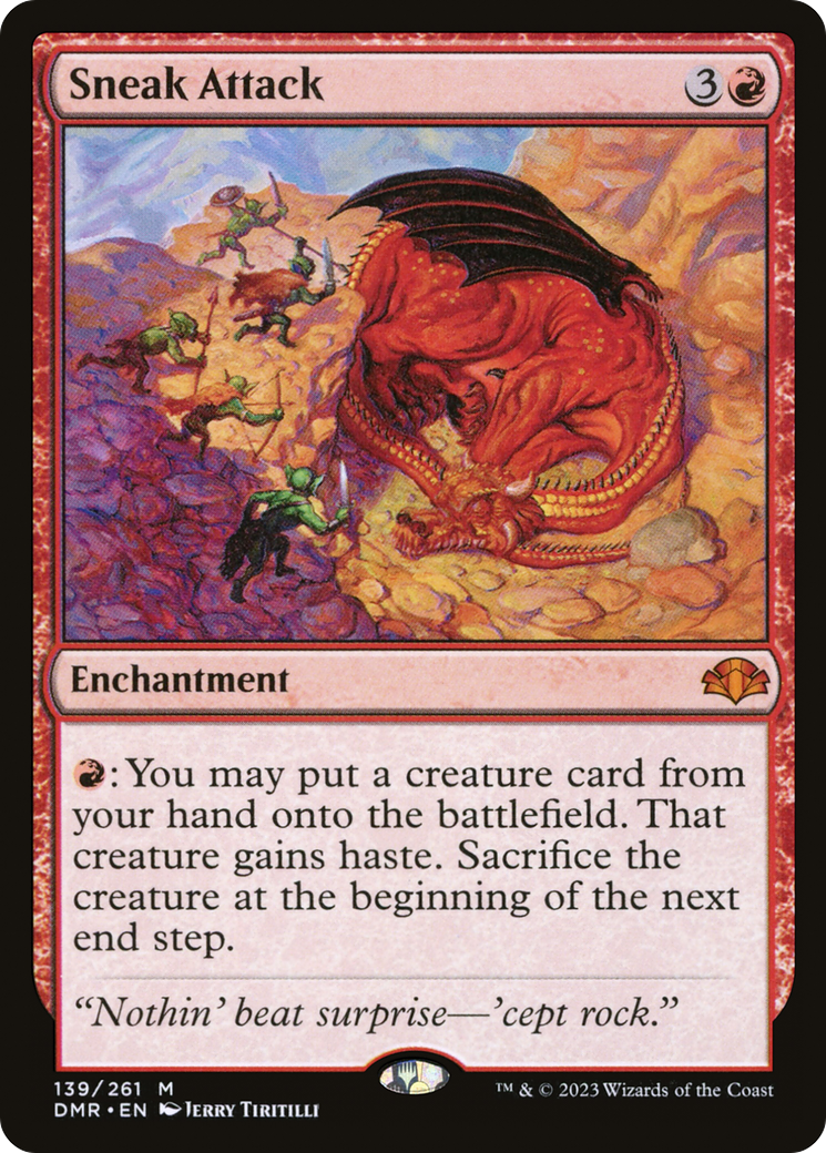 Sneak Attack (139) - Dominaria Remastered
