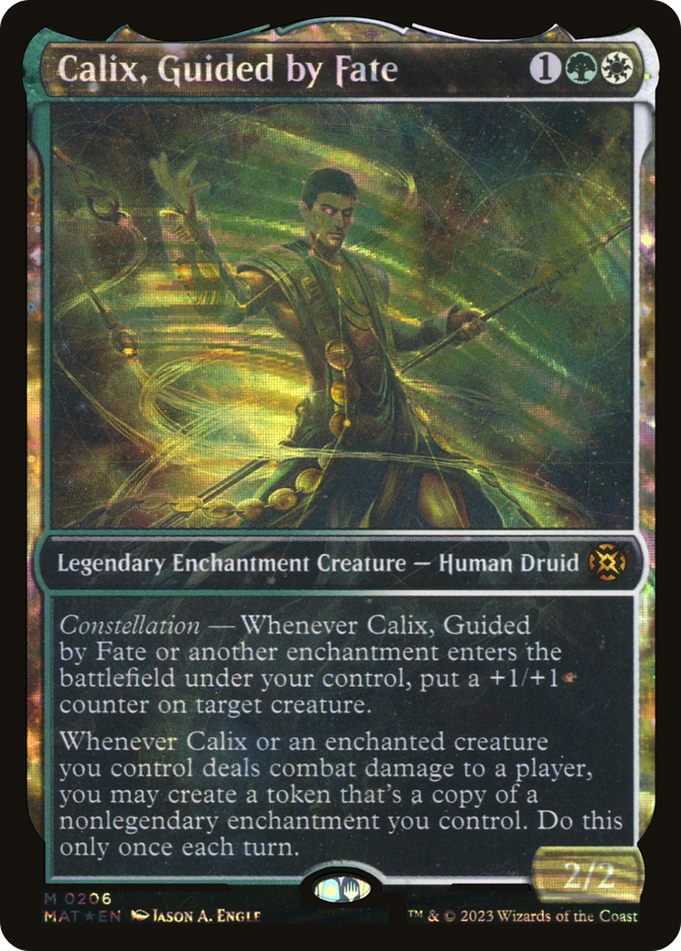 Calix, Guided by Fate (Showcase) (206) Foil - March of the Machine: The Aftermath