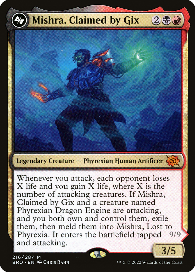 Mishra, Claimed by Gix (216) Foil - The Brothers' War