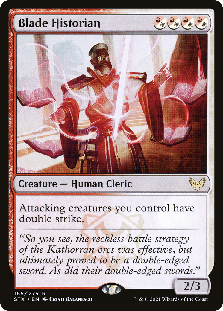 Blade Historian (165) Foil - Strixhaven: School of Mages