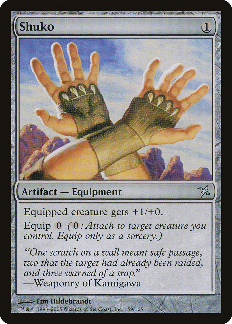 Shuko (159) Foil - Betrayers of Kamigawa