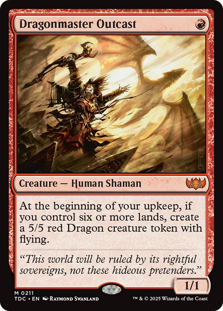 Dragonmaster Outcast (211) - Commander: Tarkir: Dragonstorm