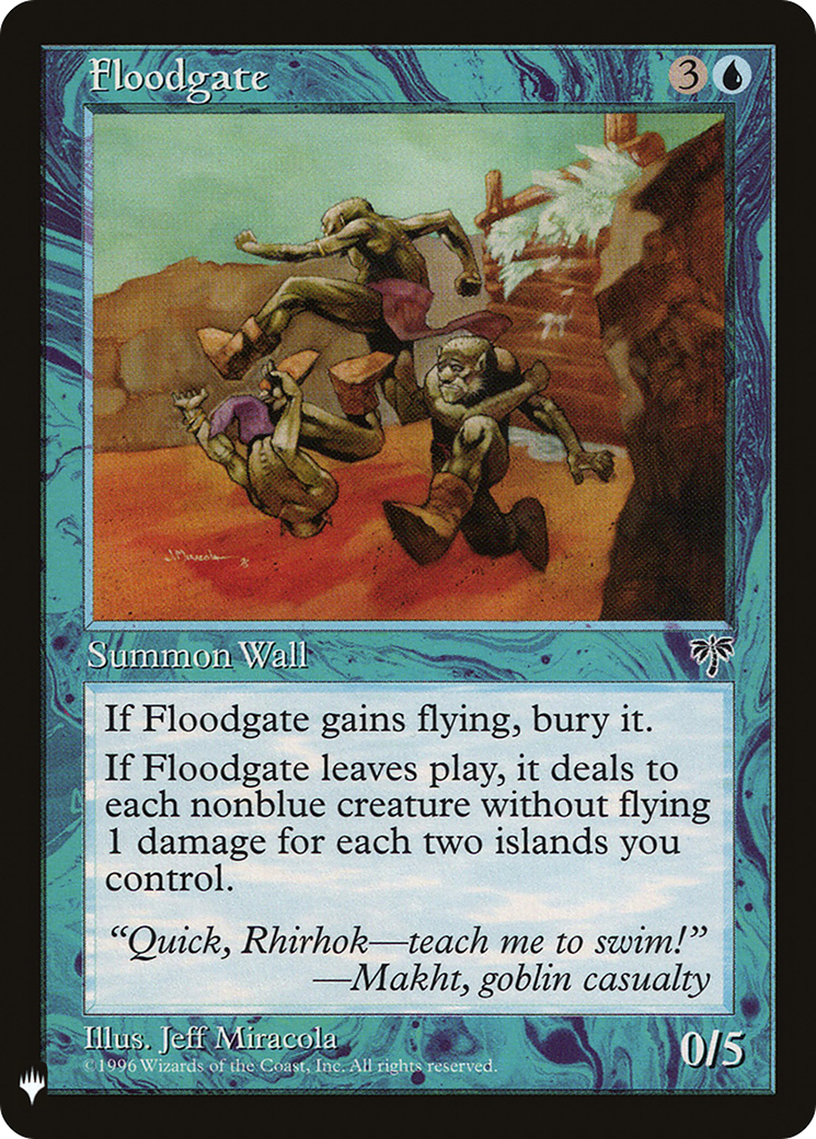 Floodgate (Retro) (MIR-67) - The List