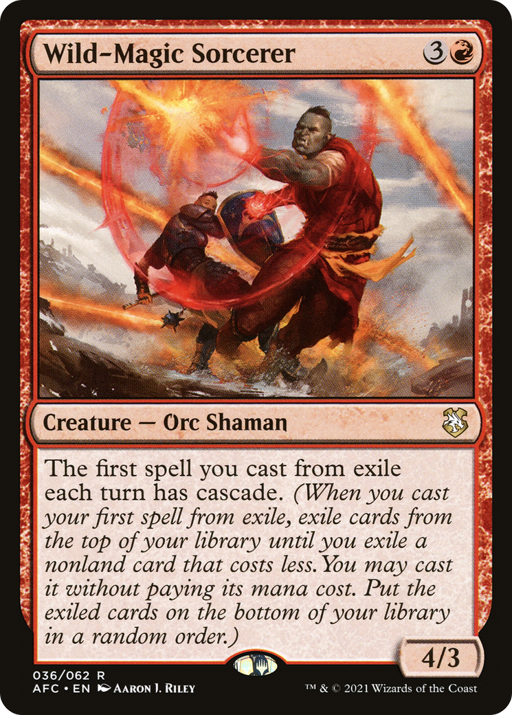 Wild-Magic Sorcerer (036) - Forgotten Realms Commander