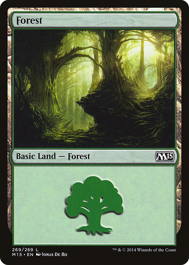 Forest (269) Foil - Magic 2015