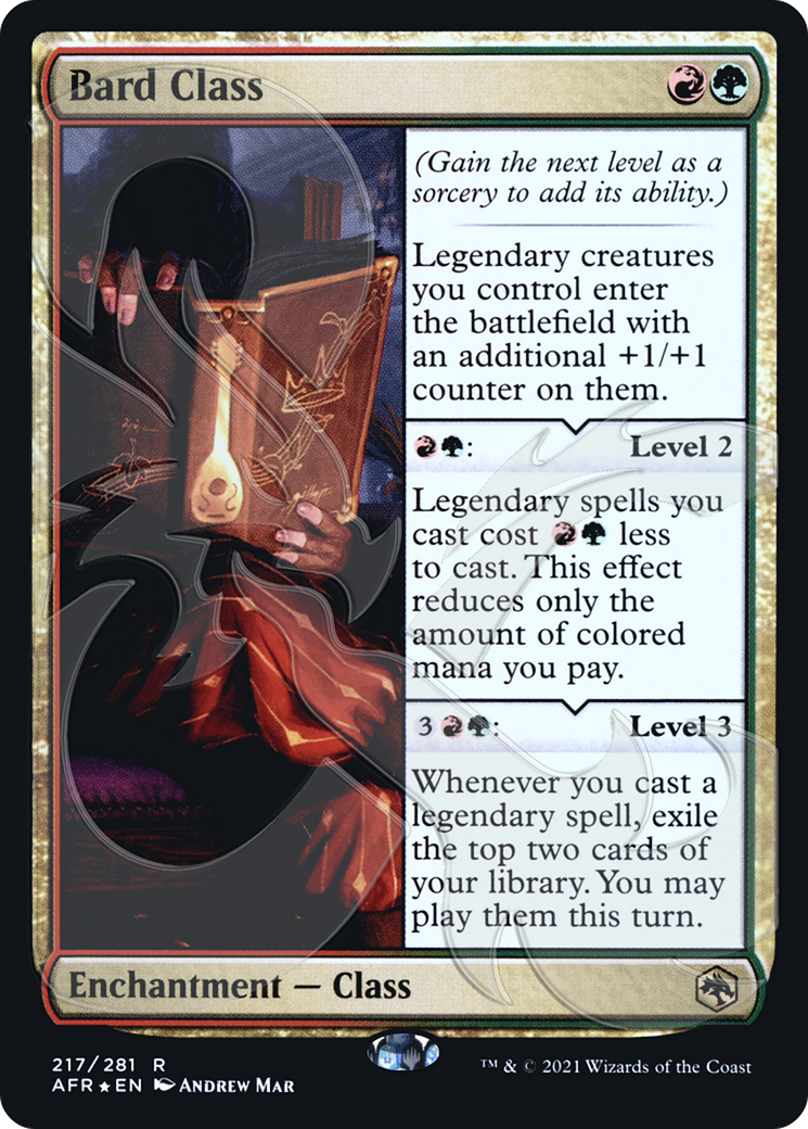 Bard Class (217) Foil - Adventures in the Forgotten Realms Promos