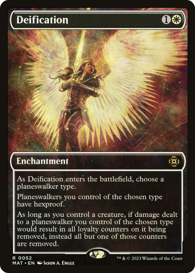 Deification (Showcase) (052) Foil - March of the Machine: The Aftermath