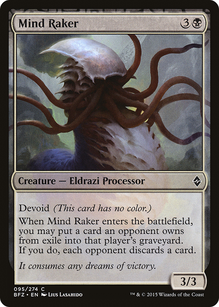 Mind Raker (095) Foil - Battle for Zendikar
