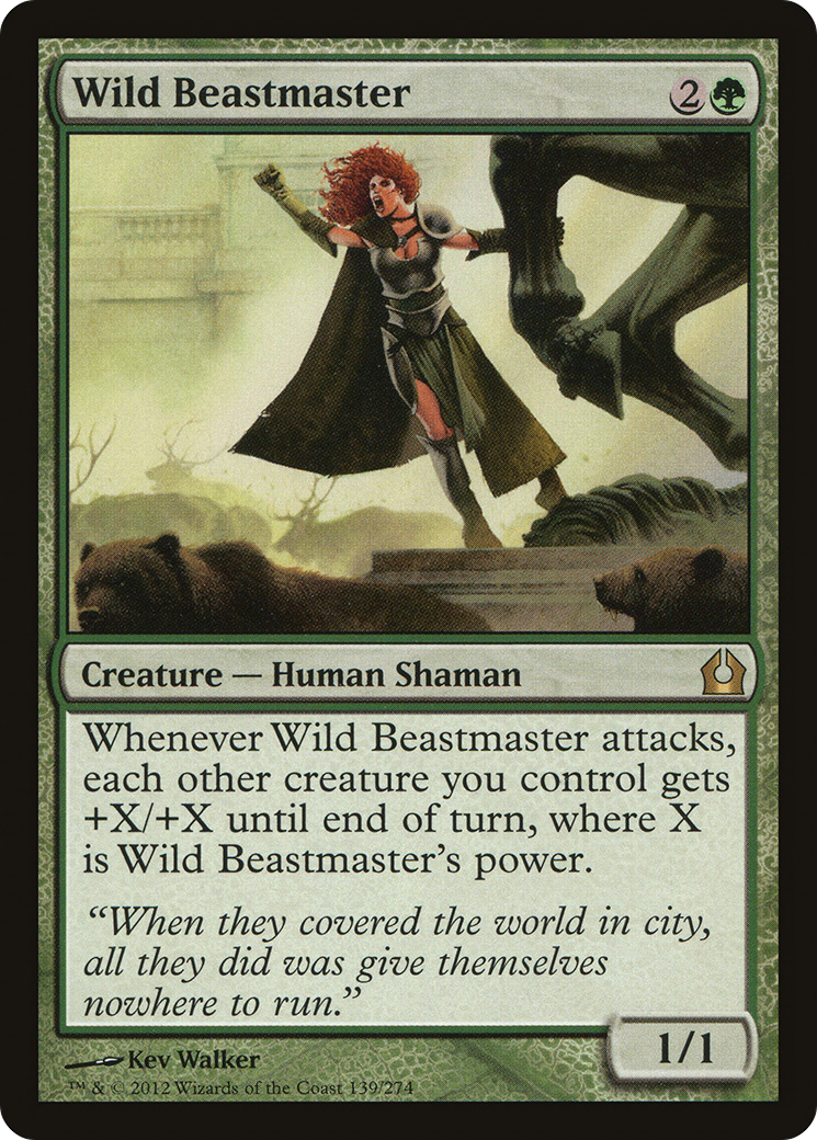 Wild Beastmaster (139) Foil - Return to Ravnica