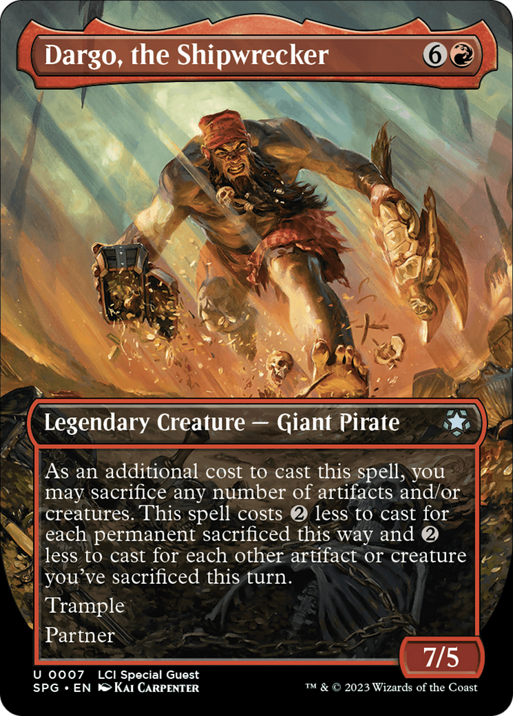 Dargo, the Shipwrecker (Borderless) (007) Foil - Special Guests