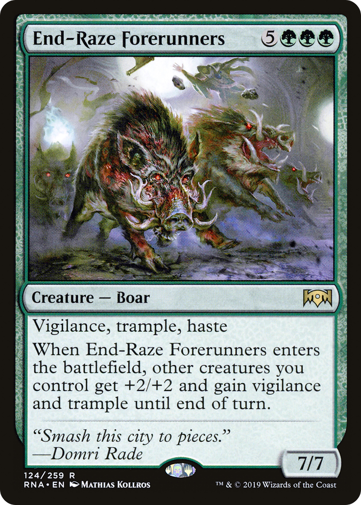 End-Raze Forerunners (124) Foil - Ravnica Allegiance