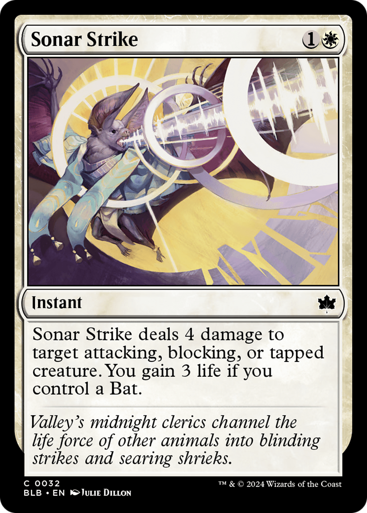 Sonar Strike (032) Foil - Bloomburrow