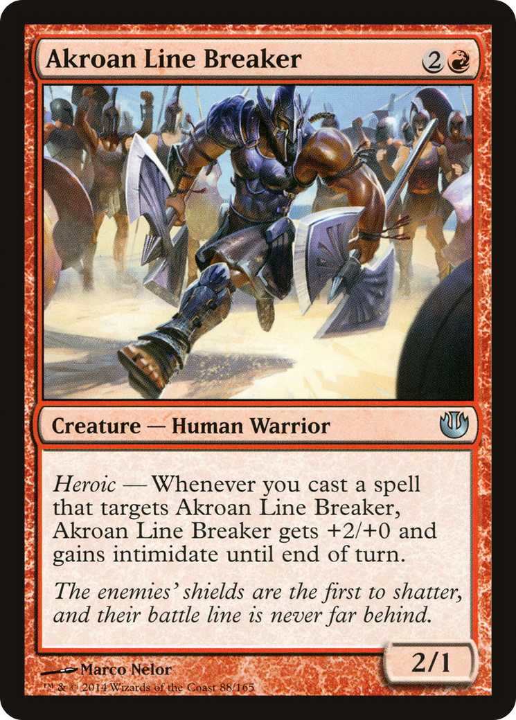 Akroan Line Breaker (088) Foil - Journey into Nyx