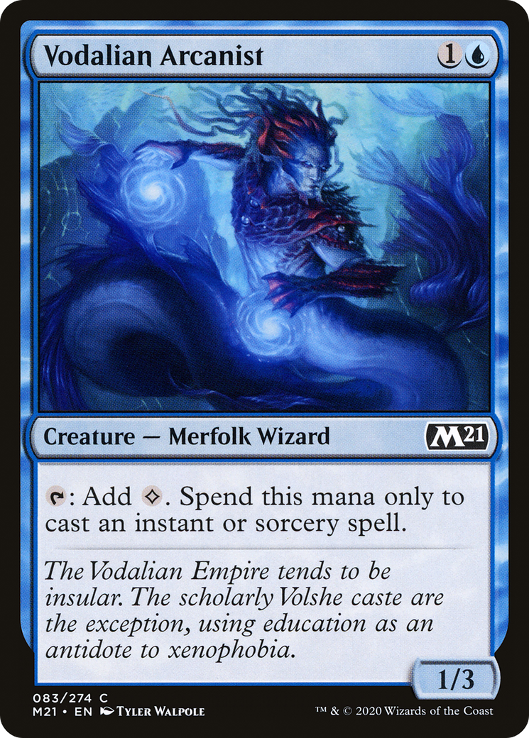 Vodalian Arcanist (083) Foil - Core Set 2021