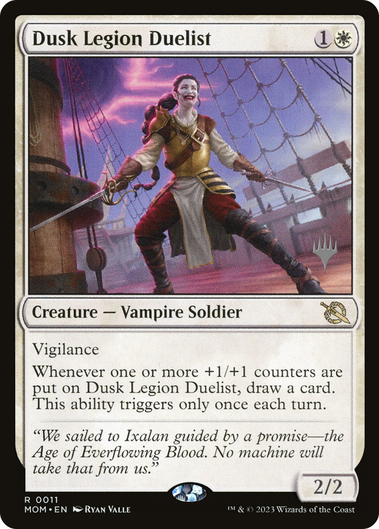Dusk Legion Duelist (11p) Foil - March of the Machine Promos