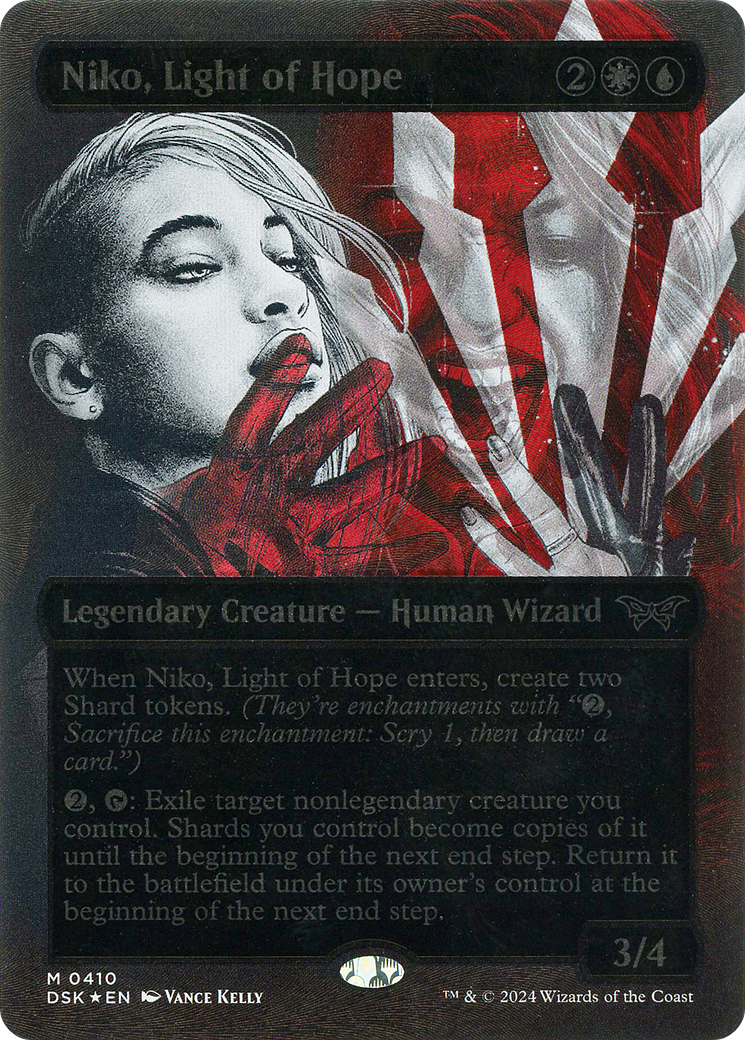 Niko, Light of Hope: (Showcase)(Borderless) Foil (410)