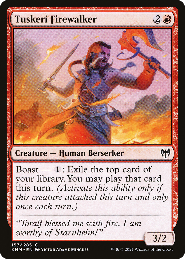 Tuskeri Firewalker (157) - Kaldheim