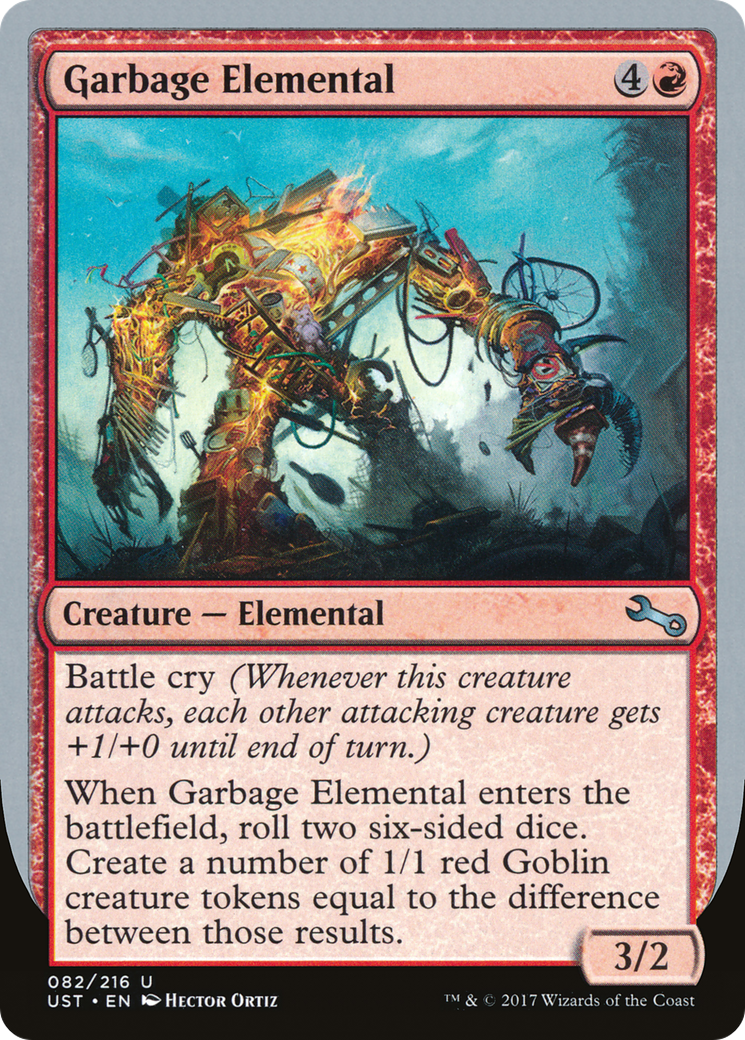 Garbage Elemental (C) (082) Foil - Unstable