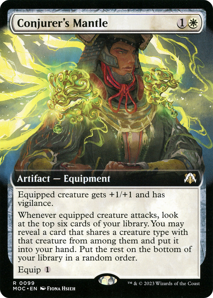 Conjurer's Mantle (Extended Art) (099) - March of the Machine Commander