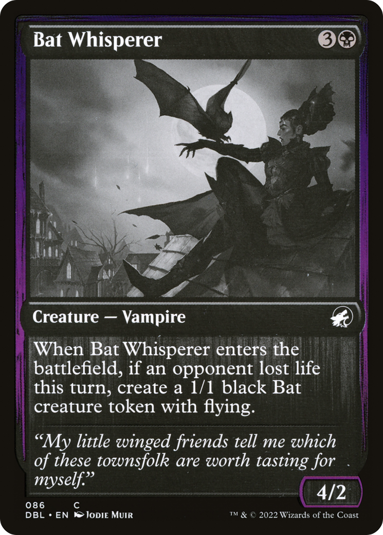 Bat Whisperer (086) Foil - Innistrad: Double Feature