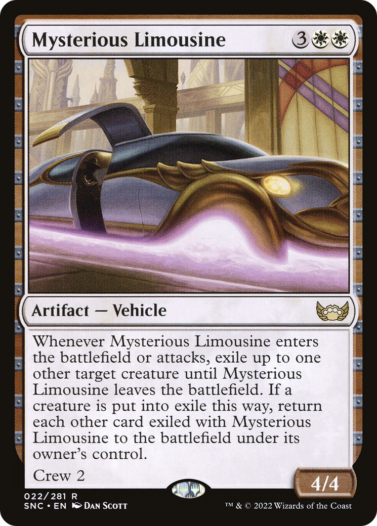 Mysterious Limousine (022) Foil - Streets of New Capenna