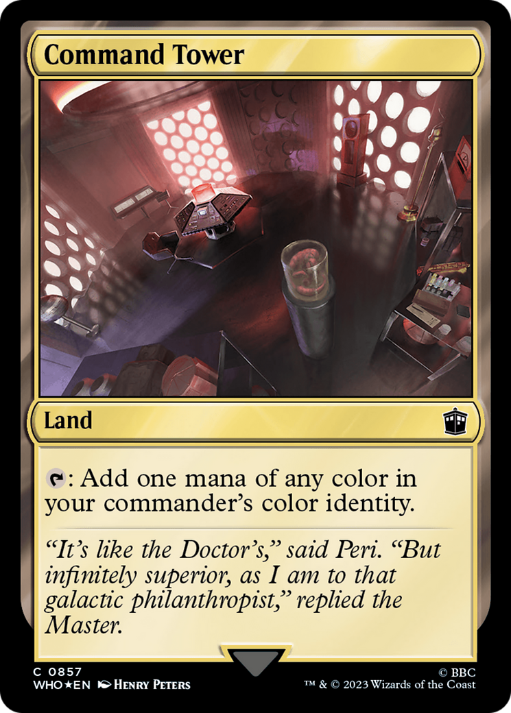 Command Tower (857) Foil - Doctor Who
