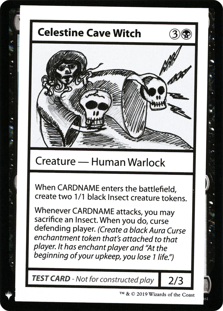 Celestine Cave Witch (037) - Mystery Booster Playtest Cards 2019