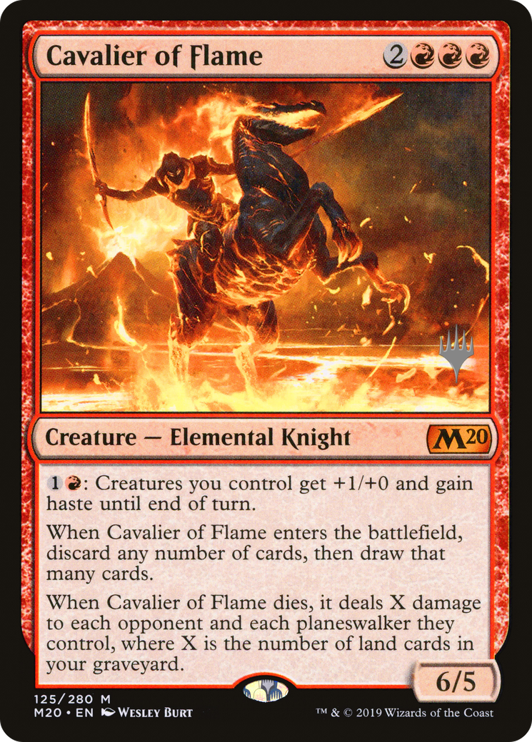 Cavalier of Flame (125p) - Core Set 2020 Promos