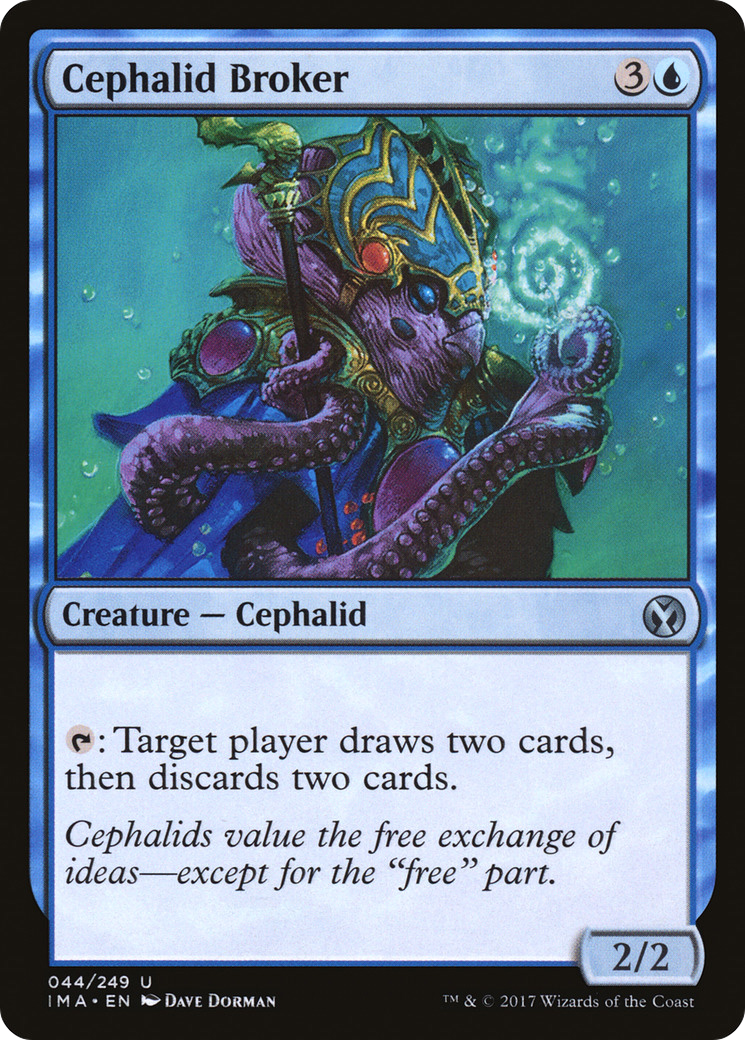 Cephalid Broker (044) Foil - Iconic Masters